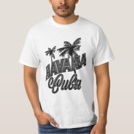 Havanna Cuba vintage typeface art. T Shirt