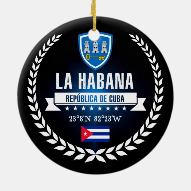 Havanna Julgransprydnad Keramik (Baksidan)