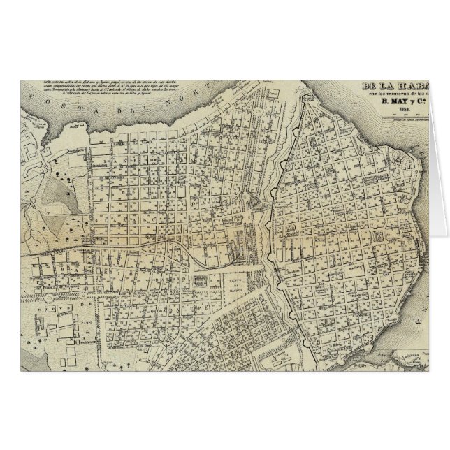 Havanna, Kuba Hälsningskort (Framsidan Horizontal)