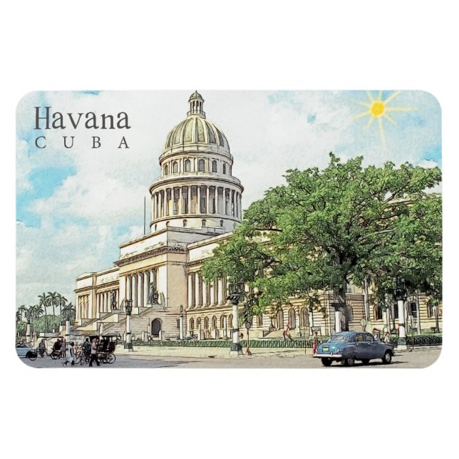 Havanna Kuba Magnet (Horisontell)