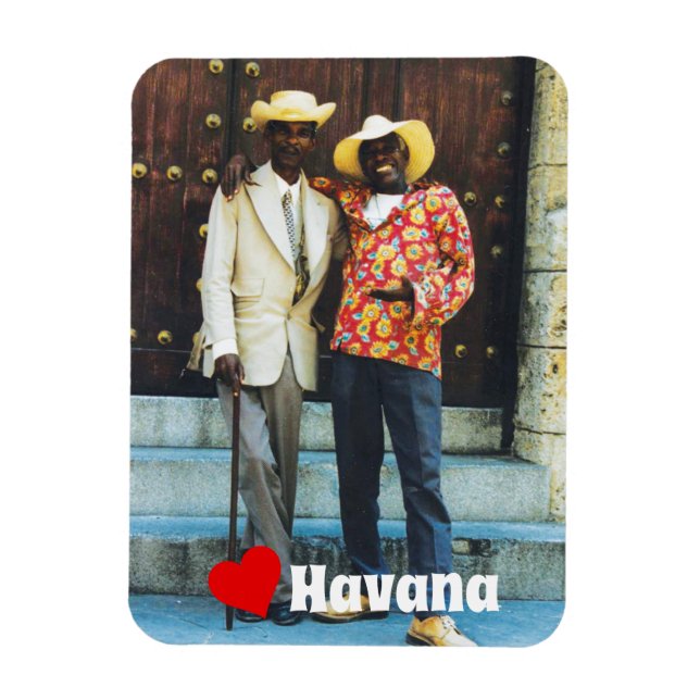 Havanna Kuba Manar i traditionell press Magnet (Vertikal)