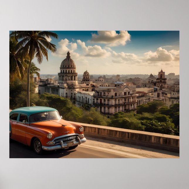 Havanna Kuba Poster (Framsidan)