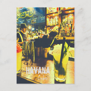 Havanna Kuba-resekontoret Mojito pub Vykort