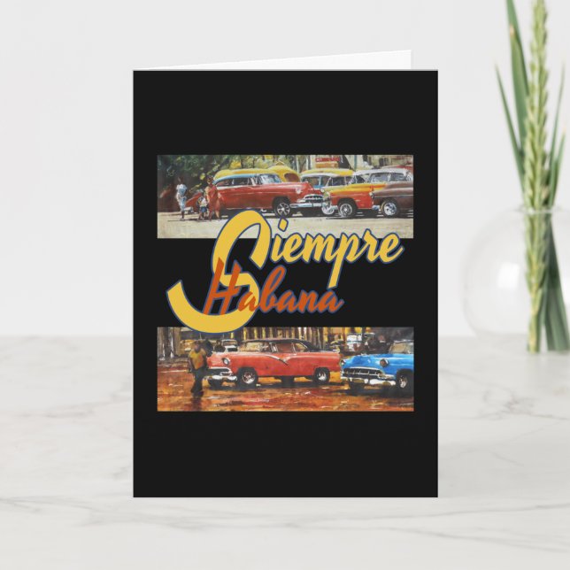 Havanna Kuba - Siempre Habana Kort (Framsida)