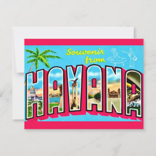 Havanna Kuba Souvenir vykort