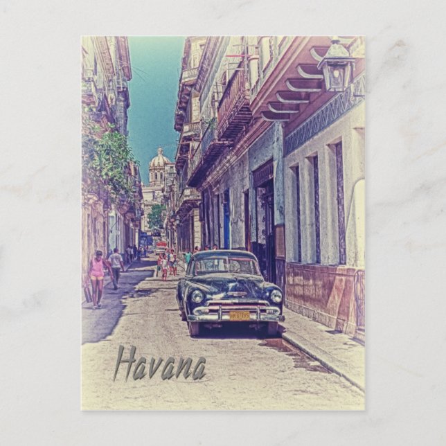 Havanna,Kuba Vykort (Framsida)