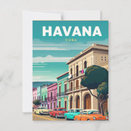 Havanna, Kuba - vykort för helgdag semester bild