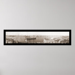 Havanna, Kubas avgångsfoto 1911 Poster