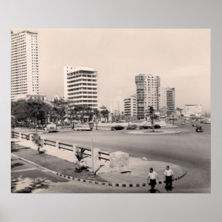 Havanna Modern 1950's Malecon Collection Photo Poster
