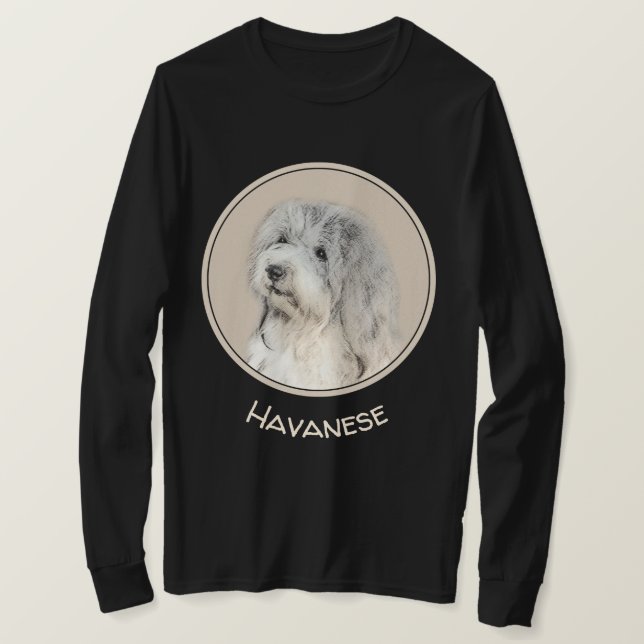Havansk (Guld Sable) färgning - Originalkonst av H T Shirt (Design framsida)