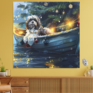 Havansk julfestsresa canvastryck