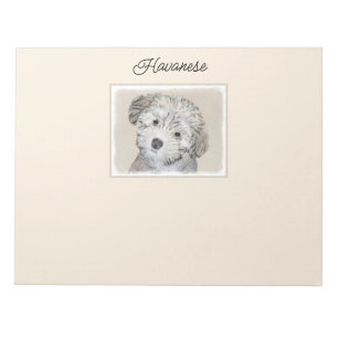 Havansk marionettmålning - Cute Original Hund Art Anteckningsblock