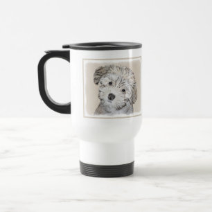 Havansk marionettmålning - Cute Original Hund Art Resemugg