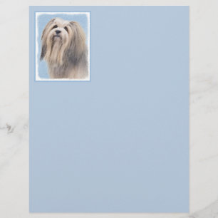 Havanska (Silver) målning - Cute Original Hund Art