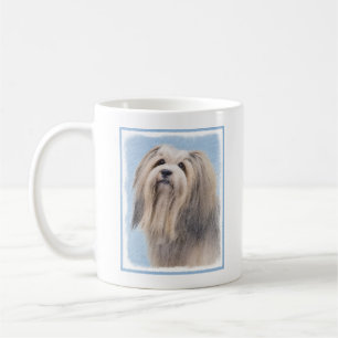 Havanska (Silver) målning - Cute Original Hund Art Kaffemugg