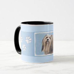 Havanska (Silver) målning - Cute Original Hund Art Mugg