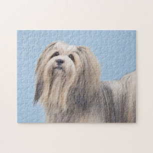 Havanska (Silver) målning - Cute Original Hund Art Pussel