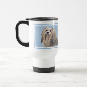 Havanska (Silver) målning - Cute Original Hund Art Resemugg