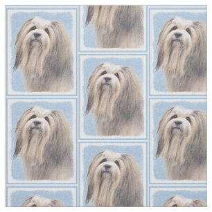 Havanska (Silver) målning - Cute Original Hund Art Tyg