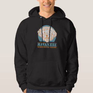 Havanskt Hund i det kolaste Hundägare havanesiska Hoodie