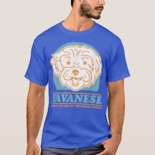 Havanskt Hund i det kolaste Hundägare havanesiska T Shirt