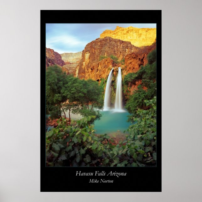 Havasu Falls Arizona Poster (Framsidan)
