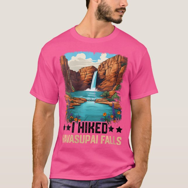 Havasu Falls Grand Canyon Arizona Hiking Camping H T Shirt (Framsida)