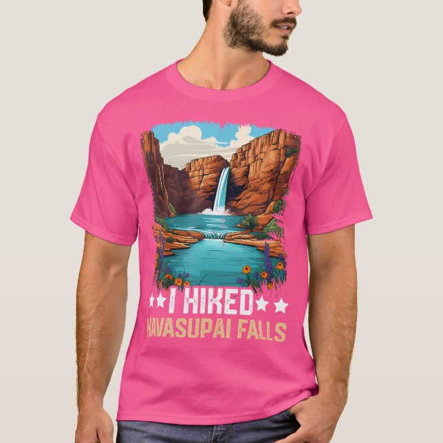 Havasu Falls Grand Canyon Arizona Hiking Camping H T Shirt (Framsida)