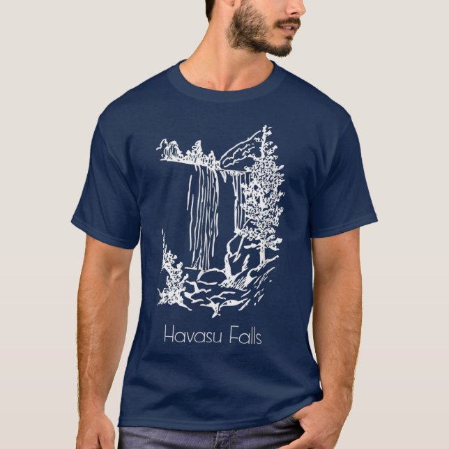 Havasu Falls t shirt - Arizona hiking Camping (Framsida)