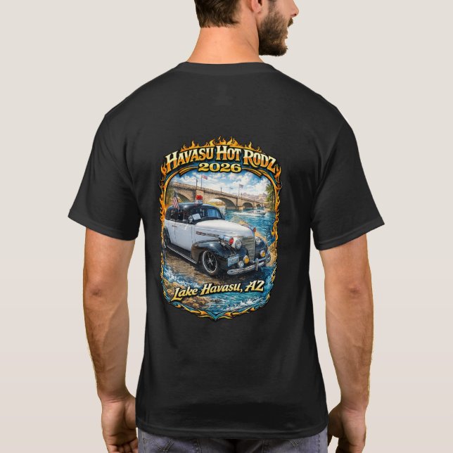 Havasu Hot Rodz 2026 T Shirt (Baksida)