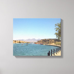 Havasu Sjö Canal Canvastryck