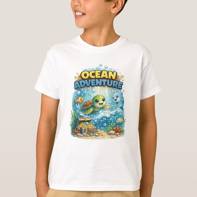 Haväventyr T Shirt (Framsida)