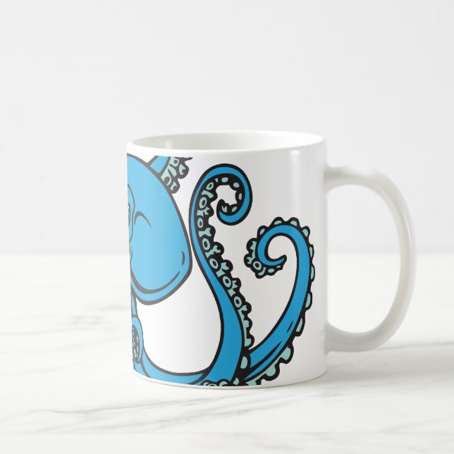 Havblåttbläckfisk Kaffemugg (Höger)