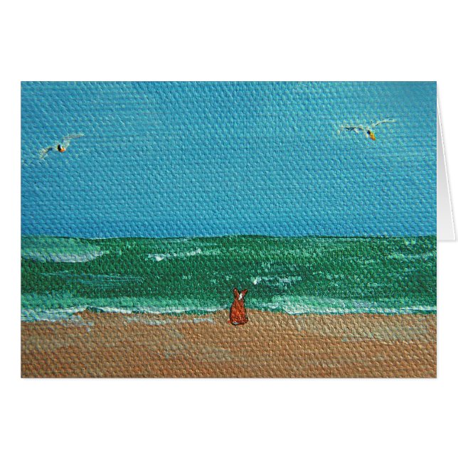 HavCorgi Hälsningskort (Framsidan Horizontal)