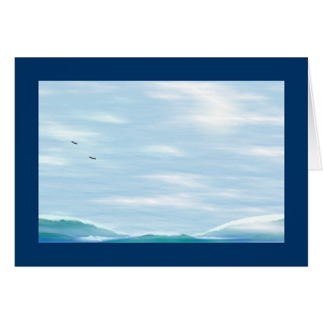 Havdeppighet Hälsningskort (Framsidan Horizontal)