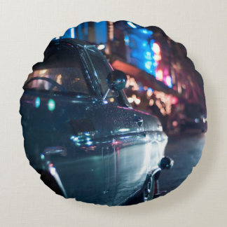 Havdrevvintage car rund kudde