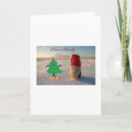 Have a Beachy Christmas card for Holiday Greeting Kort