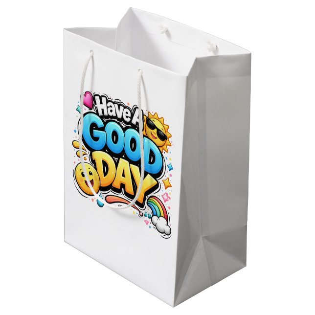 Have a Good Day Gift Bag – Cute Positive Quote  (Baksidan Vinklad)