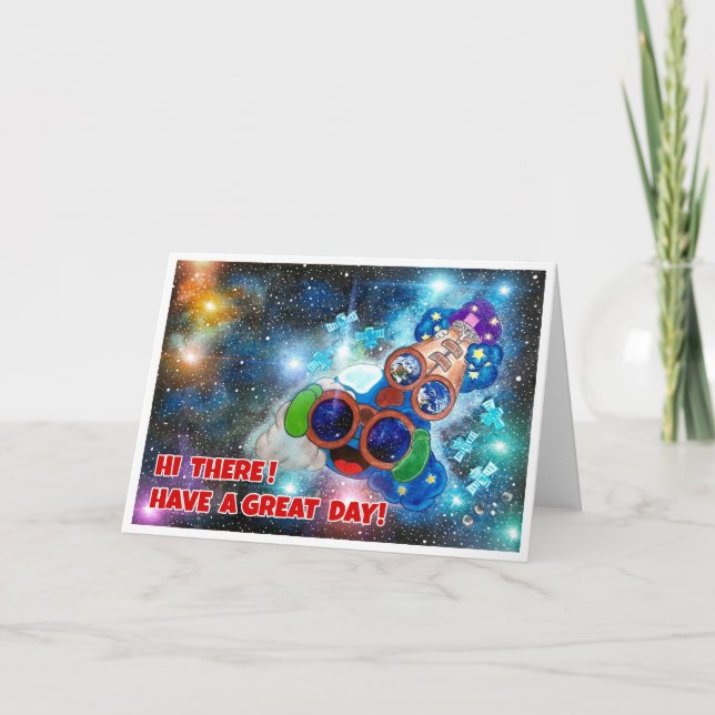 Have a great day! tack kort (Framsida)