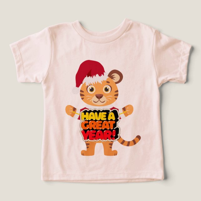 Have a Great Year – Positive Greeting Typography T Shirt (Design Framsida)