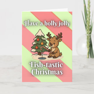Have a holly jolly fish-tastic Christmas Card Kort