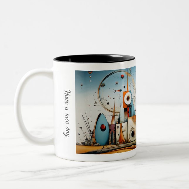 Have a nice day  Två-Tonad mugg (Vänster)