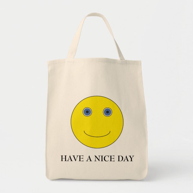 Have a nice day tygkasse (Framsidan)