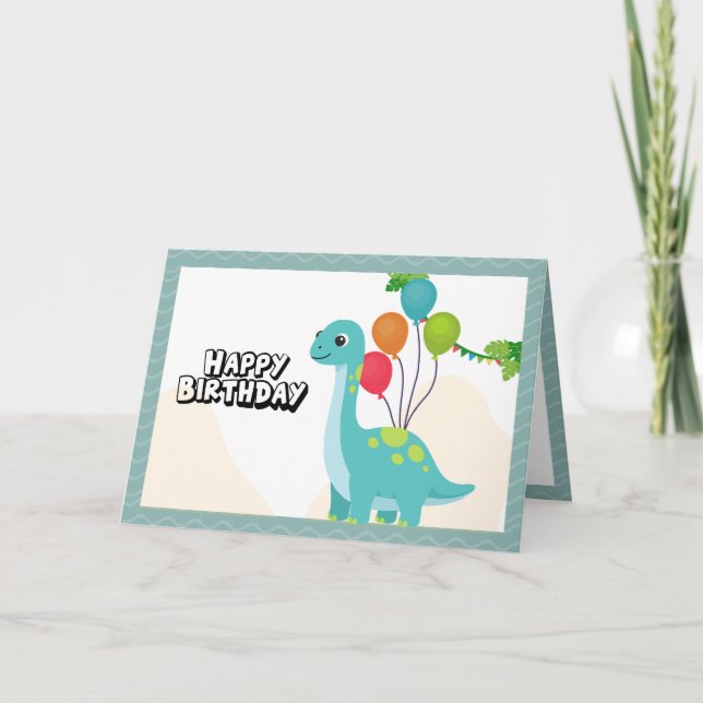 Have a 'roar' of a good time Birthday Kort (Framsida)
