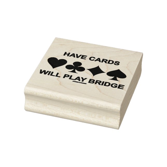 Have Cards Will Play Bridge Four Card Suits Stämpel (Stämpel)