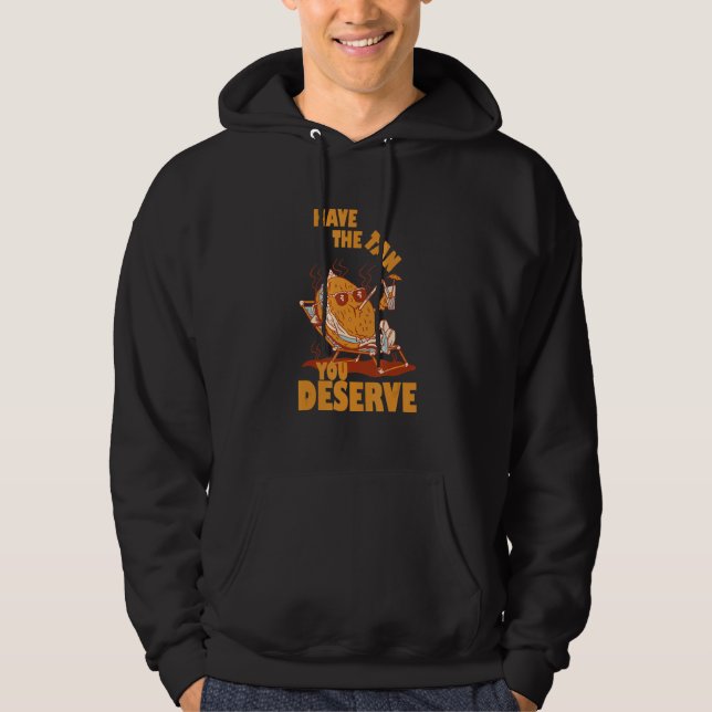 Have The Summer Tan You Deserve Saying Cool Motiva Hoodie (Framsida)