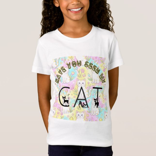 HAVE YOU SEEN MY CAT T SHIRT (Framsida)