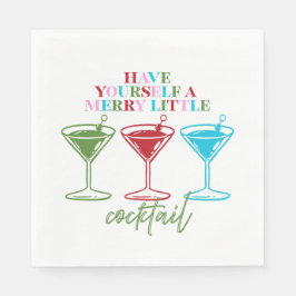 Have Yourself A Merry Little Cocktail Bachelorette Pappersservett