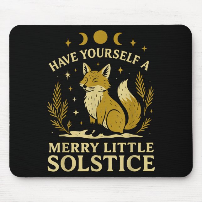 Have Yourself A Merry Little Solstice Fox Mystic  Musmatta (Framsidan)