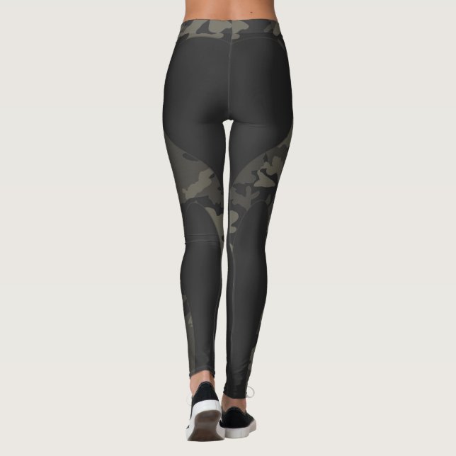 HAVEL-HJÄRTABULLE CAMO LEGGINGS (Baksida)